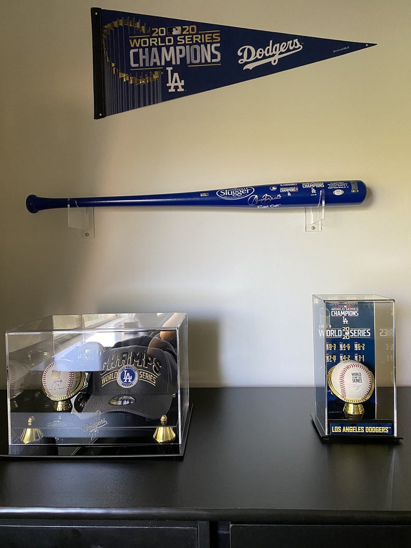 Top Stage Clear Baseball Bat Display Wall Mount Horizontal Rack Softball Bat Hanger, 4.5 X 4.5 inches, No Case Cover, for Game Room - Image 3